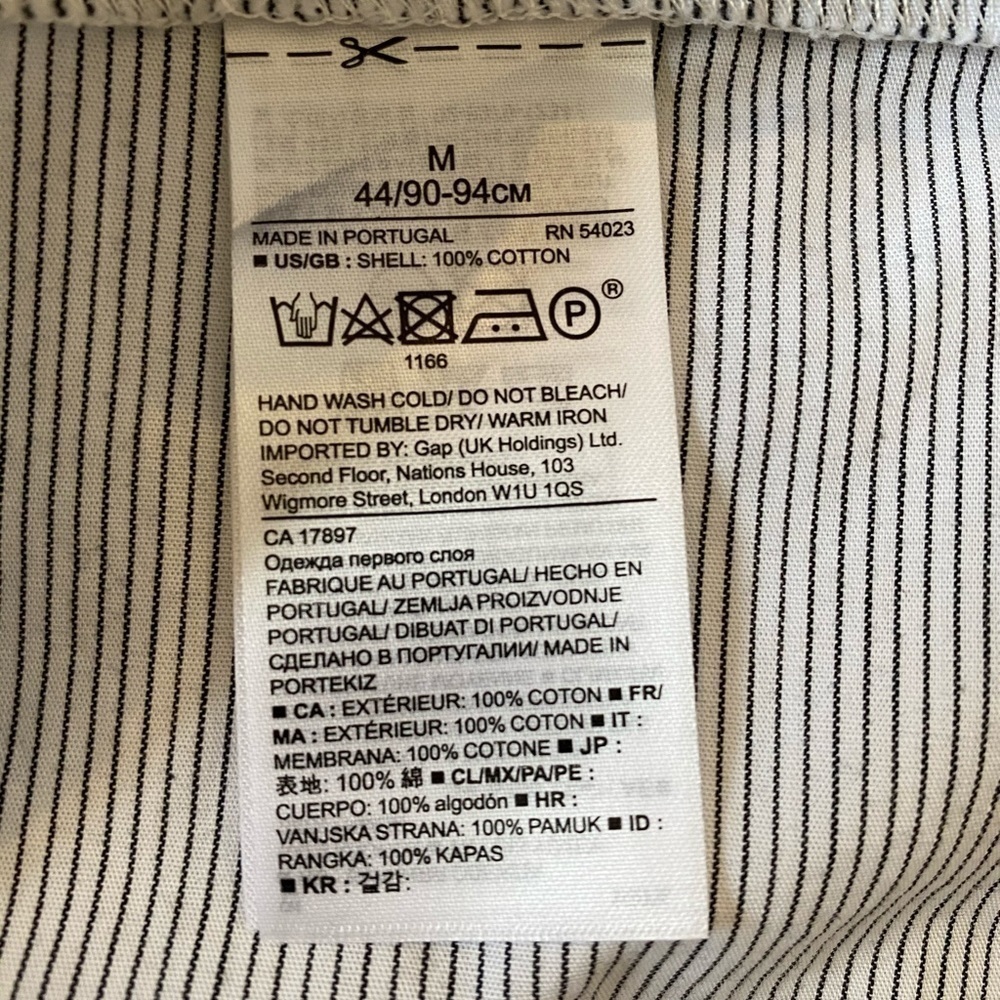 V: Banana Republic Tank Top Women Medium Bow accented Black White Stripe - Picture 6 of 8